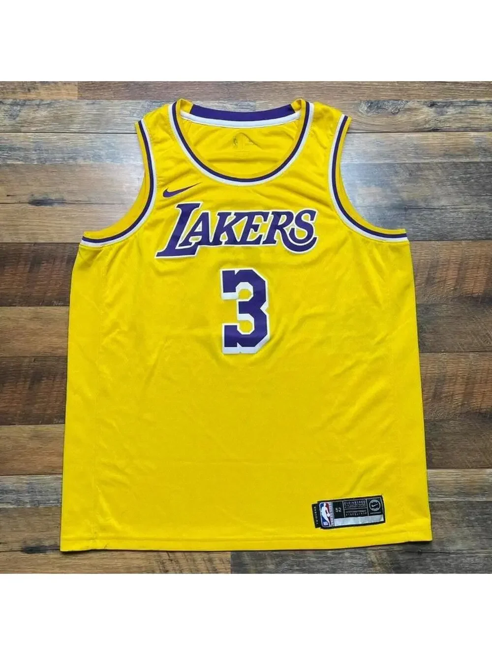 Nike Los Angeles Lakers Anthony Davis Nike Swingman Jersey Size 52 XL